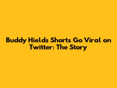 Buddy Hield's Shorts Go Viral on Twitter: The Story