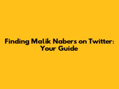 Finding Malik Nabers on Twitter: Your Guide