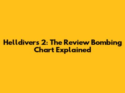 Helldivers 2: The Review Bombing Chart Explained